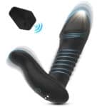 Full Silicone Thrusting Vibrating Butt Plug & Male Anal Vibrator – Remote-Controlled Sex Toy for Men
