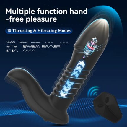 Thrusting Butt Plug Top Quality Vibrating Anal Vibrator