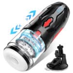 7 Thrusting Rotating Hands Free Pocket Pussy Penis Stroker Automatic Male Masturbator