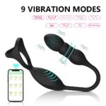 Thrusting Anal Beads Vibrator 3-in-1 Remote Control Butt Plug