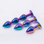 Prostate Massager – 3-Pc Stainless Steel Anal Beads & Butt Plugs