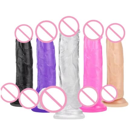 Mini Realistic Crystal Silicone Dildos