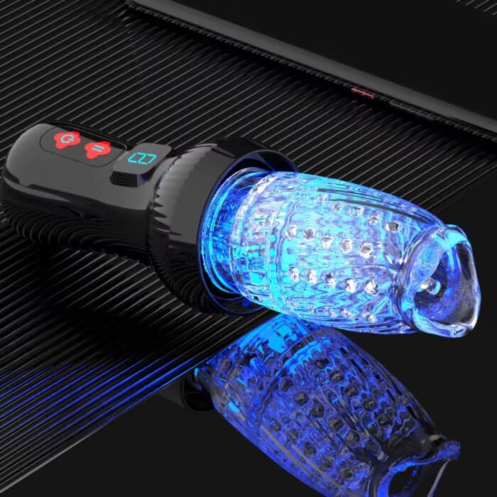 Silicone Digital Display Male Masturbation Cup