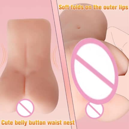 Factory Wholesale TPE Dual Masturbation Cup – Realistic Pocket