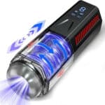 Dual Vibration Telescopic Electric Male Masturbator