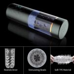Automatic Male Masturbator High Quality 3D Telescopic Vagina Toy