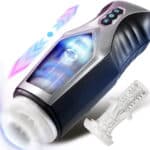 3D Realistic Channel Waterproof Electric Telescopic Male Stroker Machine