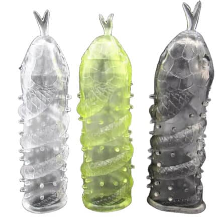 Popular Reusable Silicone Penis Enlargement Condom – Large Intimate Condoms Dragon Design Adult Sex Toy for Men