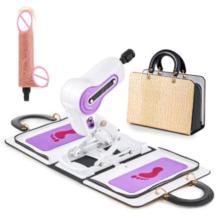 Handbag Realistic Dildo Gun Sex Machine