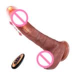 Wireless Remote Control Telescopic Heating Dildo