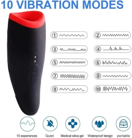 Automatic Heating Male Masturbator Cup Oral Device for Men Pleasure Toy