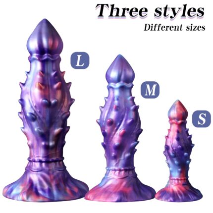 Anal Training Plug Set 3 Sizes Granule Silicone Butt Plugs Adult Sex Toys