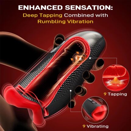 Smart LCD Electric Male Masturbator App Control Vibration Cup for Men’s Pleasure