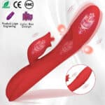Silicone Tongue Licking Vibrator Sex Toy