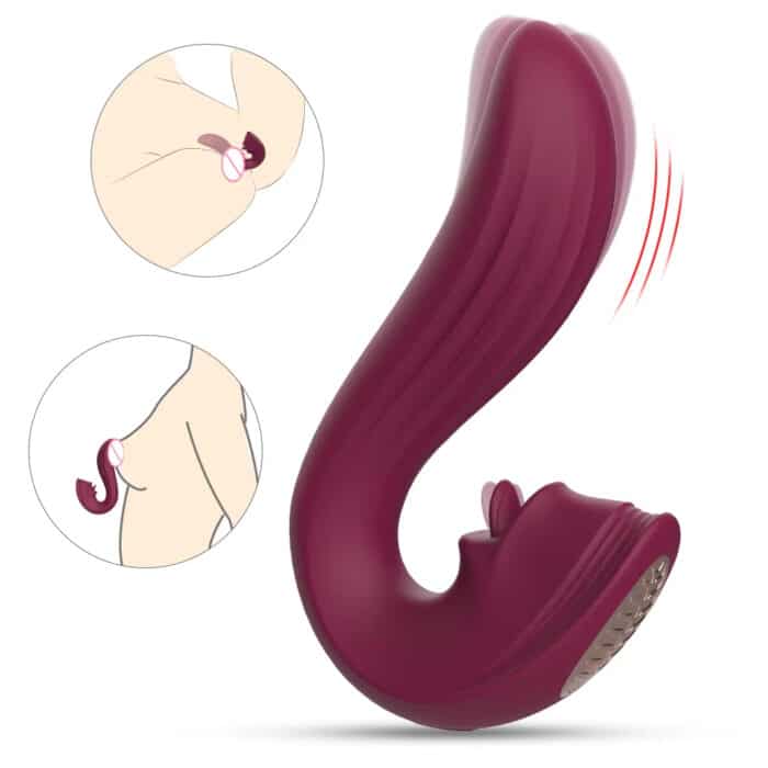 Velvet Kiss Streamlined Licking Vibrator