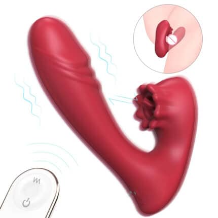 Remote Control Mini Licking Vibrator