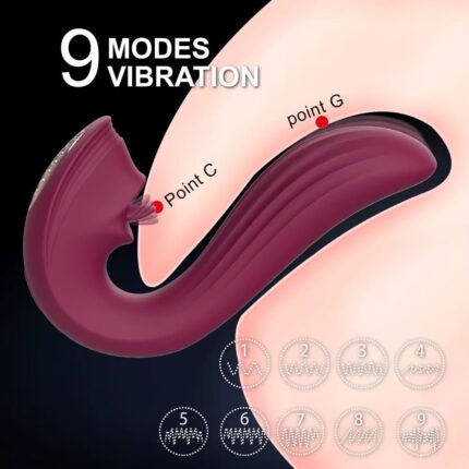 High Quality G-Spot Tongue Licking Vibrator for Women