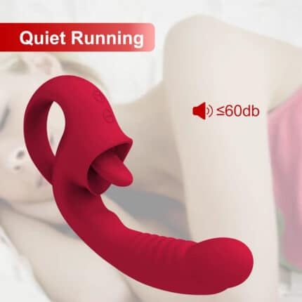 Silicone Tongue Licking Vibrator