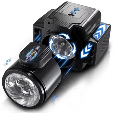 New Design Handheld Camera Male Masturbation Cup – Telescopic Vibration