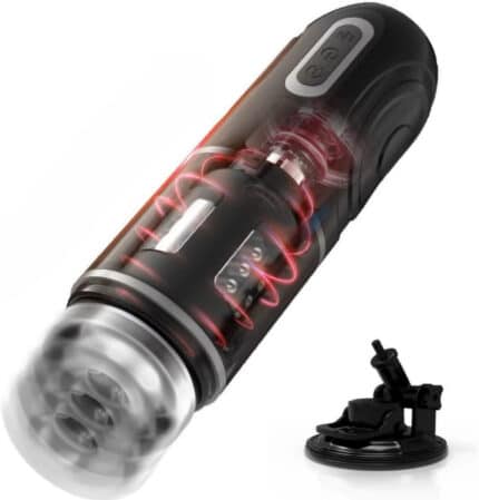 Telescopic Sex Machine Male Masturbation Cup