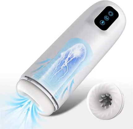 Water Bath Telescopic Heating Vibration Male Masturbator Cup
