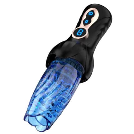 Intelligent Digital Display Male Masturbator Cup – 9 Frequency Telescopic & Rotating Sex Toy