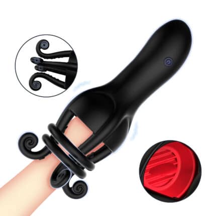Electric Tongue Licking Male Masturbator Cup Adult Sex Toy for Men
