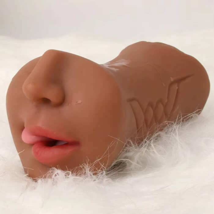 Hot Sale Realistic 3-in-1 Male Masturbator – Mouth & Vagina Pocket Pussy with Suction Cup, Prostate Massager