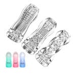 Clear Manual Male Masturbator Prostate Massager