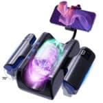 Folding Handle Male Milking Sex Machine Telescopic Thrusting Automatic Stroker Masturbation Cup