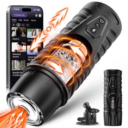 APP Controlled Automatic Male Stroker Masturbation