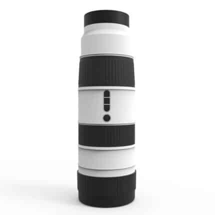 Camera Lens Shaped Electric Male Stroker Telescopic