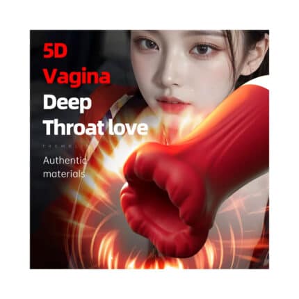 APP Control Electric Mouth Male Masturbation Cup – Rotating Delay Sex Toy