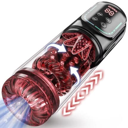 Masturbation Cup Thrusting Rotating Vibrating Sucking