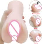 YAQU Two-Channel Vaginal TPE Masturbation Cup