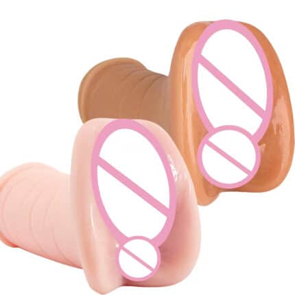 Realistic Male Masturbation Toy YAQU 17cm TPE Penis Masturbator Cup Dual-Purpose Safe