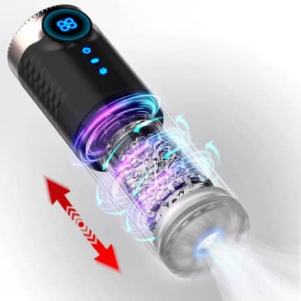 Hot Sale Electric Male Masturbator Cup – 9 Frequency Sucking & Rotation Adult Sex Toy