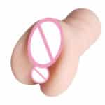 YAQU Dual-Purpose TPE Penis Masturbator Cup Safe Material Realistic Pussy