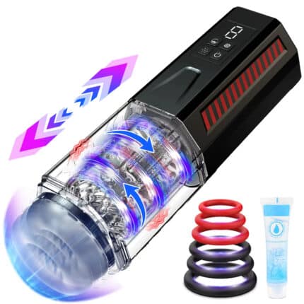 3D Realistic Vagina Stroker Hands-Free Masturbator Machine