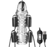 Masturbator Vibrating Penis Sensitivity Reduction Massager