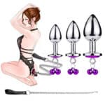 New Arrival Heart-Shaped Metal Anal Plug