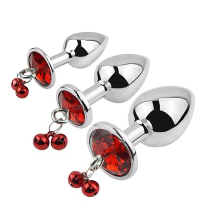 Adult Metal Bell Anal Plug – Round Butt Plug for Men