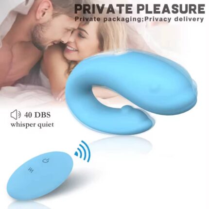 Mini U-Shape Panty Vibrator High Quality Wireless Silicone Clitoris Stimulator