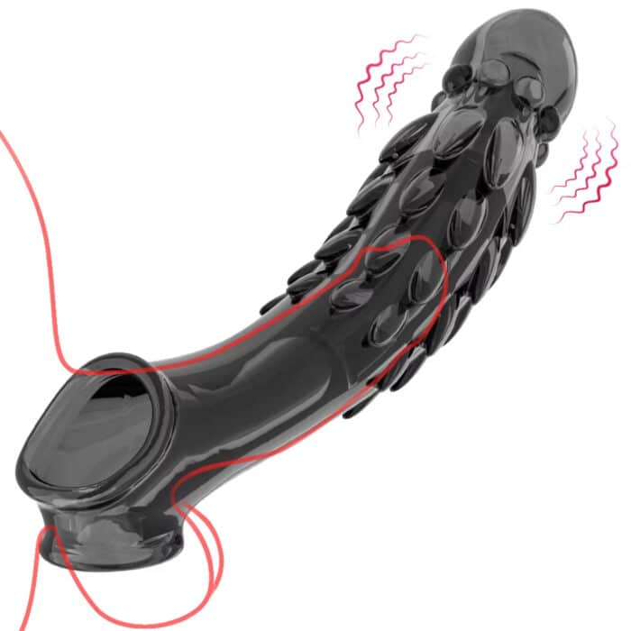 Silicone Penis Dildo Cover – Wolf Tooth Lengthening