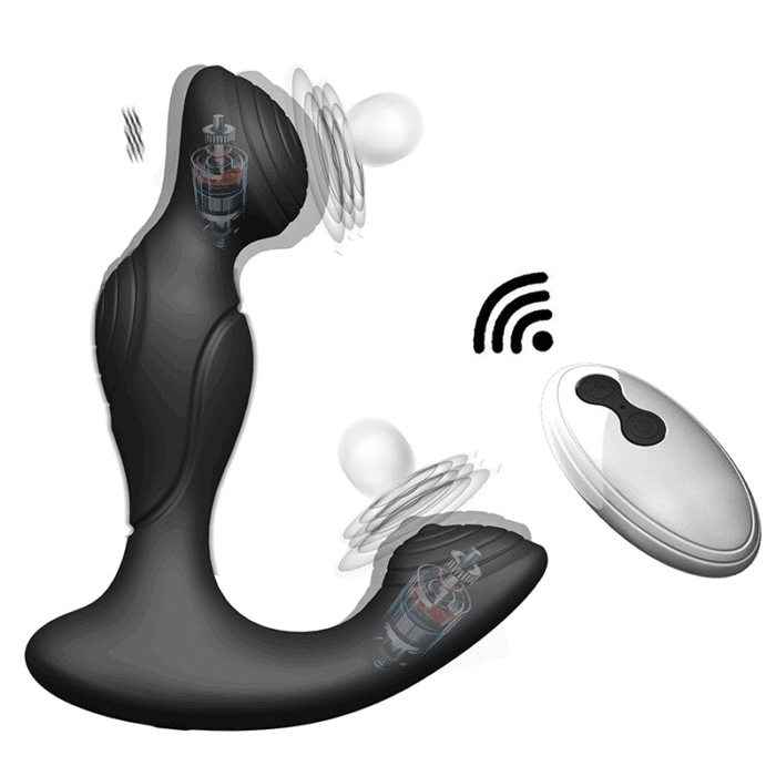 Remote Control Prostate Massager Vibrator – 10 Frequency Anal Plug Sex Toy