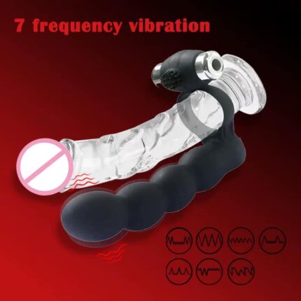 7 Speed Vibrating Anal Plug Male Prostate Massager Butt Plug Stimulator