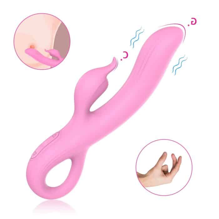 10 Patterns Dual Motor Rabbit Vibrator Rechargeable