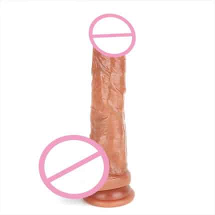 Women High Quality Real Touch Rubber Dildo