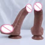 Black Silicone Realistic Dildo