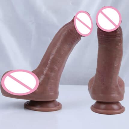 Black Silicone Realistic Dildo